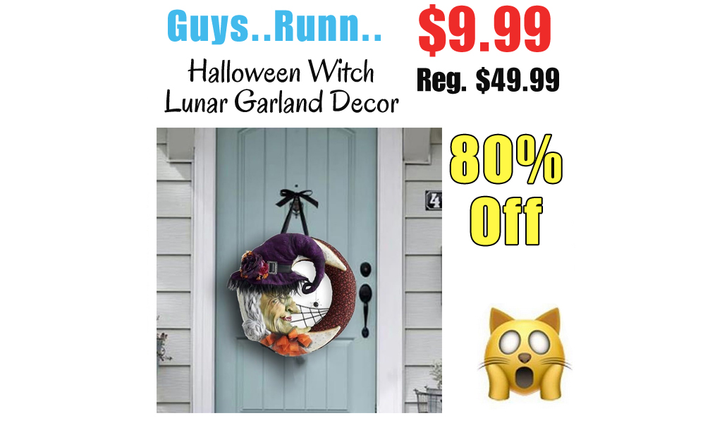 Halloween Witch Lunar Garland Decor Only $9.99 Shipped on Amazon (Regularly $49.99)
