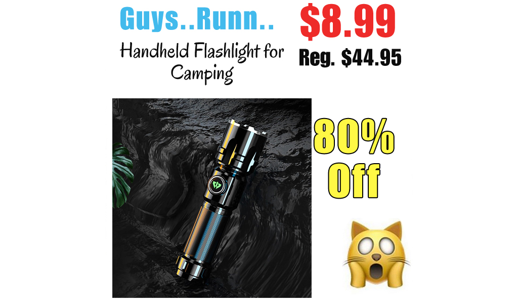 Handheld Flashlight for Camping Only $8.99 Shipped on Amazon (Regularly $44.95)