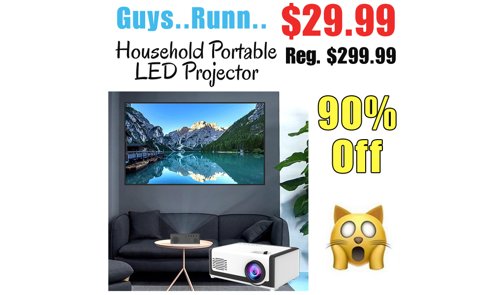 Household Portable LED Projector Only $29.99 Shipped on Amazon (Regularly $299.99)