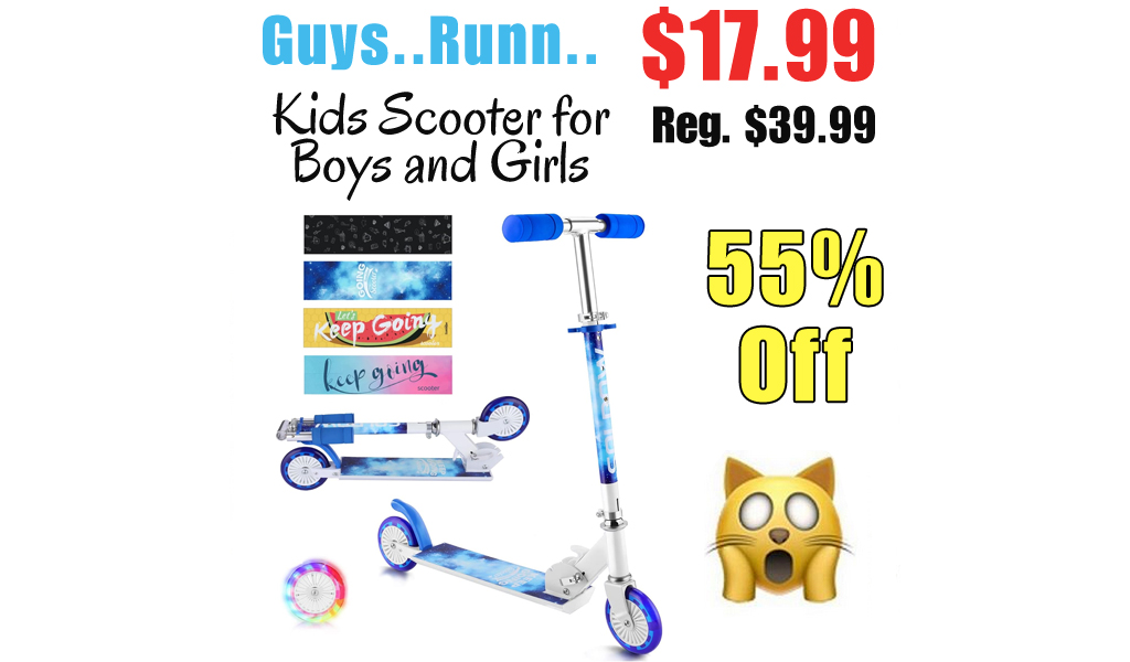 Kids Scooter for Boys and Girls Only $17.99 Shipped on Amazon (Regularly $39.99)