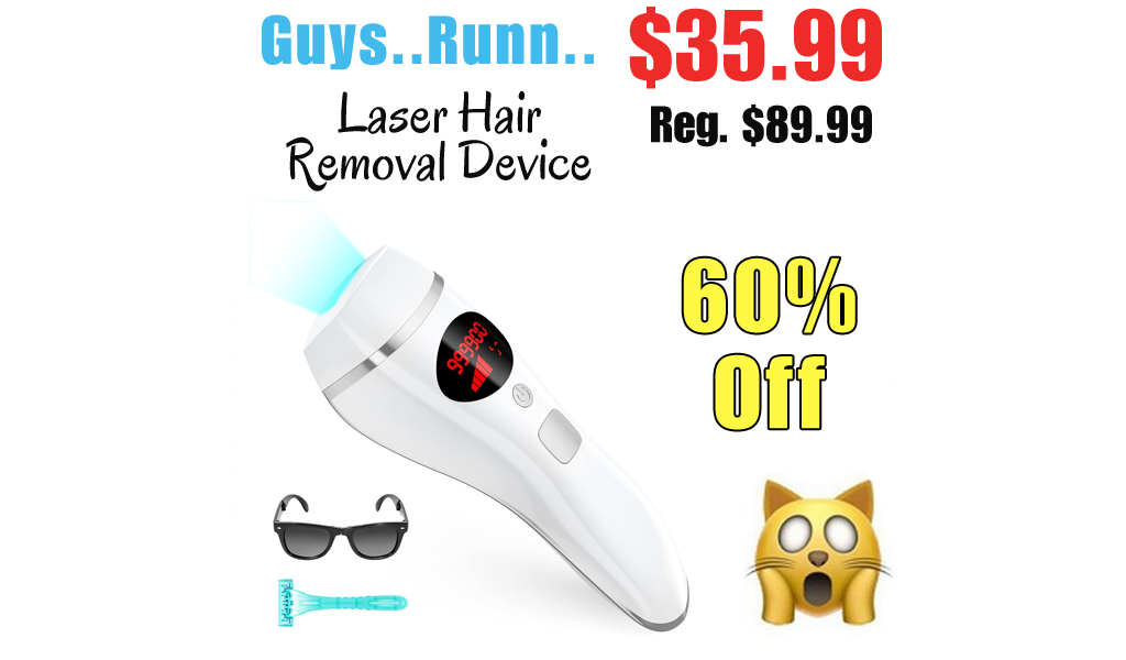 Laser Hair Removal Device Only $35.99 Shipped on Amazon (Regularly $89.99)