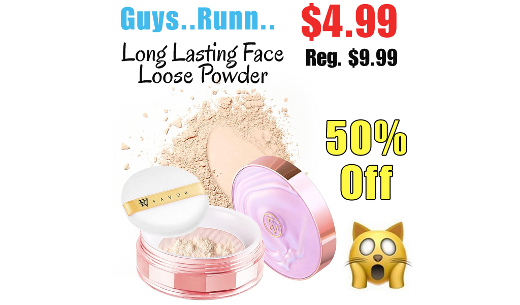 Long Lasting Face Loose Powder Only $4.99 Shipped on Amazon (Regularly $9.99)