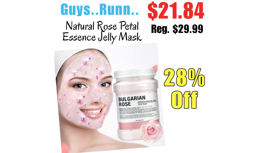 Natural Rose Petal Essence Jelly Mask Only $21.84 Shipped on Amazon (Regularly $29.99)