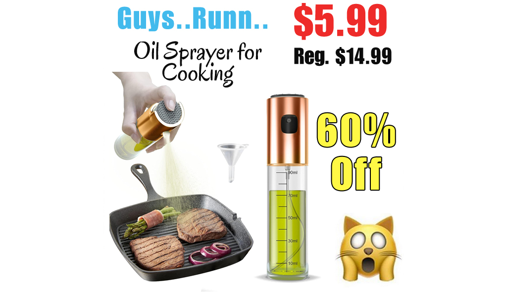 Oil Sprayer for Cooking Only $5.99 Shipped on Amazon (Regularly $14.99)