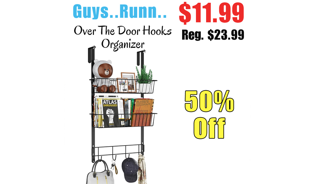 Over The Door Hooks Organizer Only $11.99 Shipped on Amazon (Regularly $23.99)