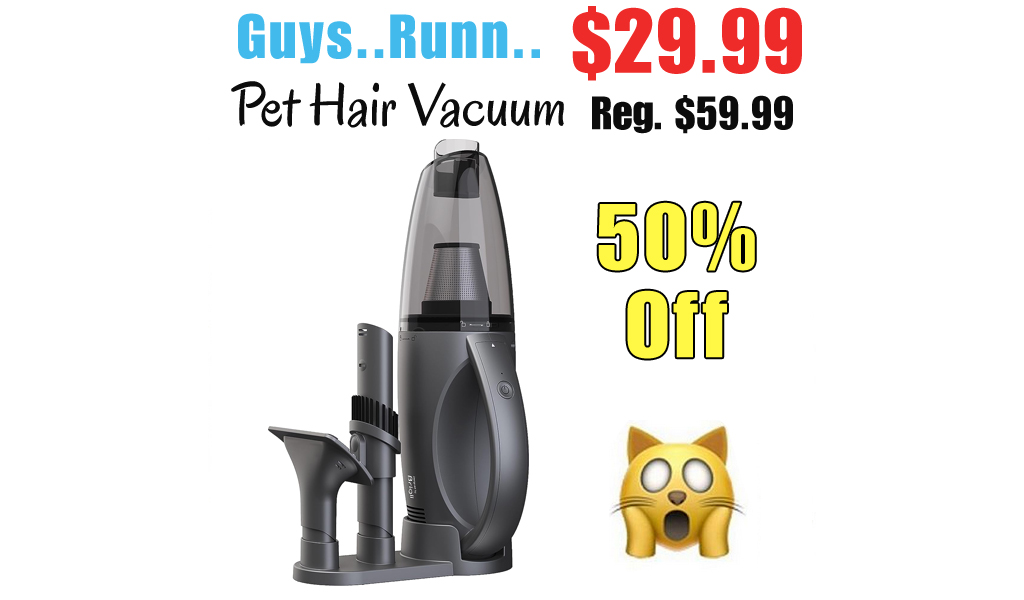 Pet Hair Vacuum Only $29.99 Shipped on Amazon (Regularly $59.99)