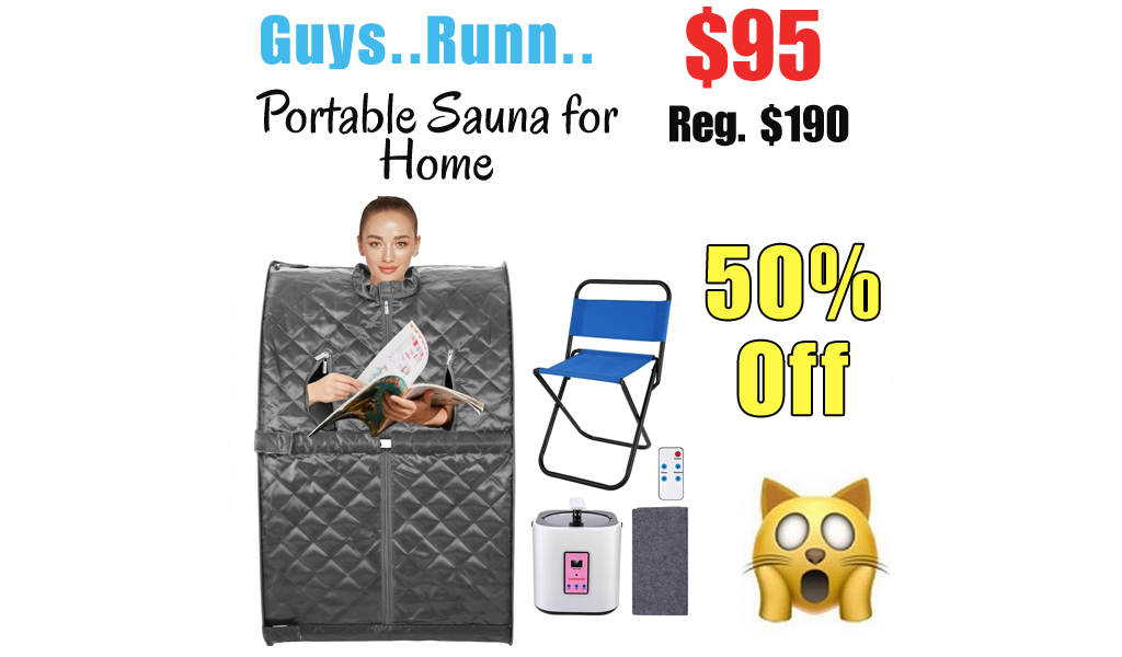 Portable Sauna for Home Only $95 Shipped on Amazon (Regularly $190)