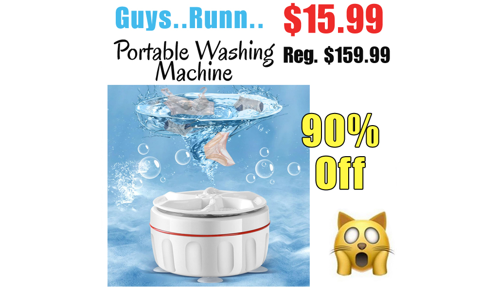 Portable Washing Machine Only $15.99 Shipped on Amazon (Regularly $159.99)
