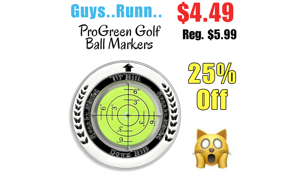 ProGreen Golf Ball Markers Only $4.49 Shipped on Amazon (Regularly $5.99)