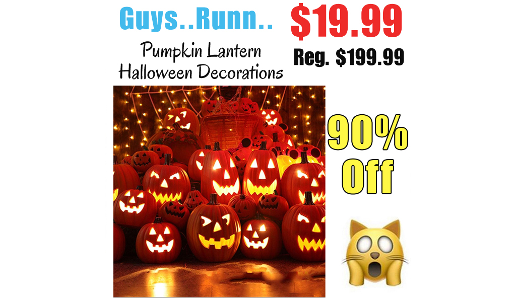 Pumpkin Lantern Halloween Decorations Only $19.99 Shipped on Amazon (Regularly $199.99)