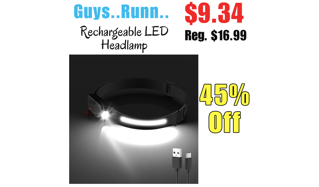 Rechargeable LED Headlamp Only $9.34 Shipped on Amazon (Regularly $16.99)