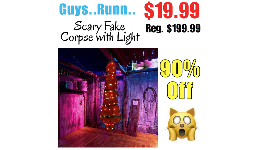 Scary Fake Corpse with Light Only $19.99 Shipped on Amazon (Regularly $199.99)