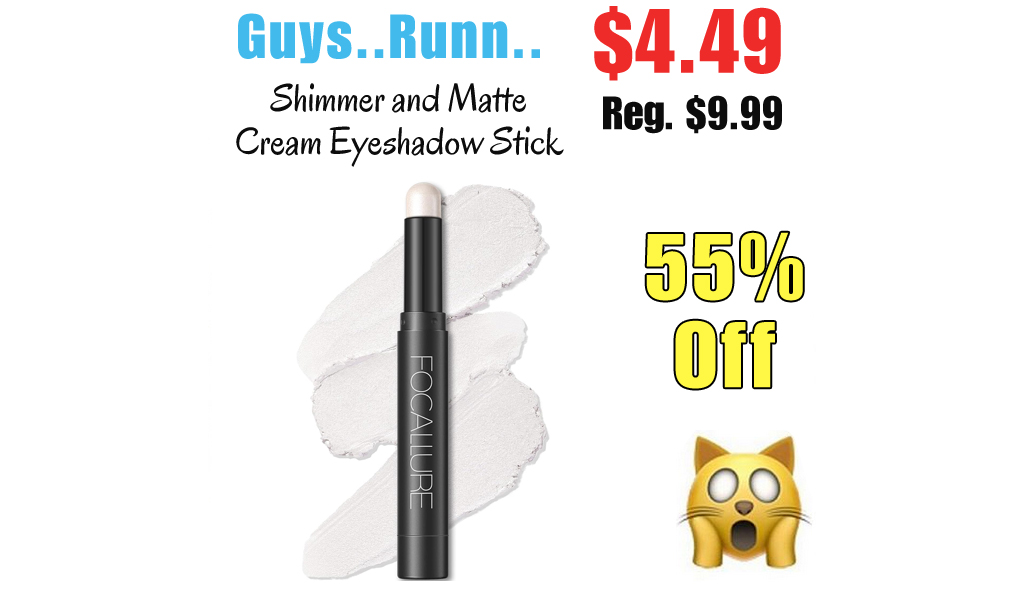 Shimmer and Matte Cream Eyeshadow Stick Only $4.49 Shipped on Amazon (Regularly $9.99)