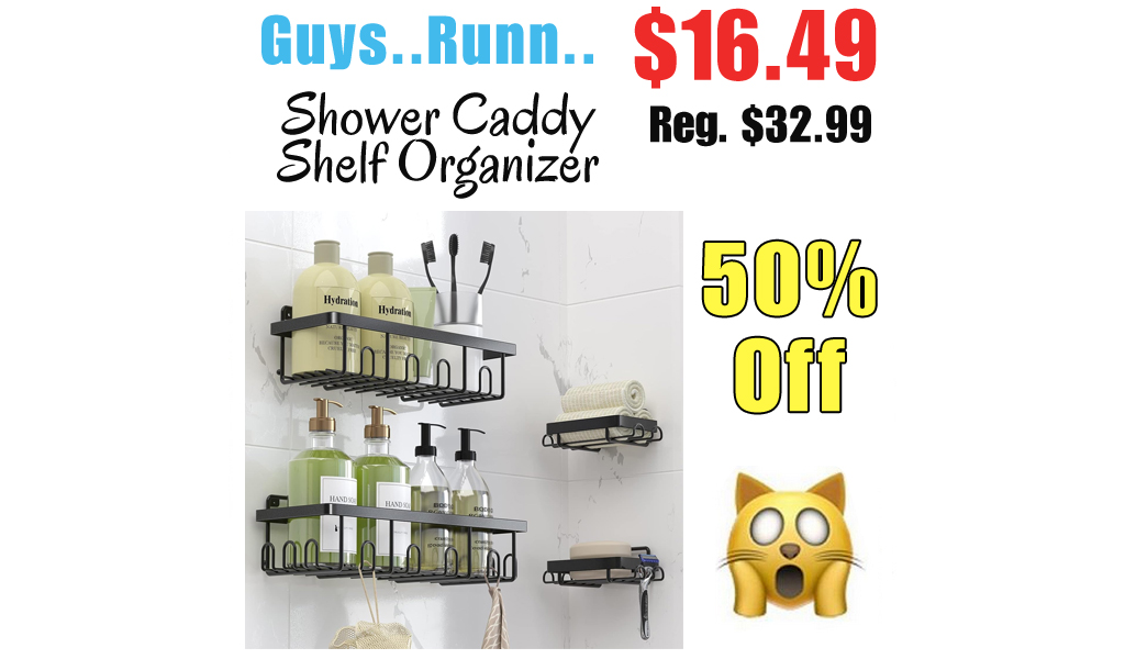 Shower Caddy Shelf Organizer Only $16.49 Shipped on Amazon (Regularly $32.99)