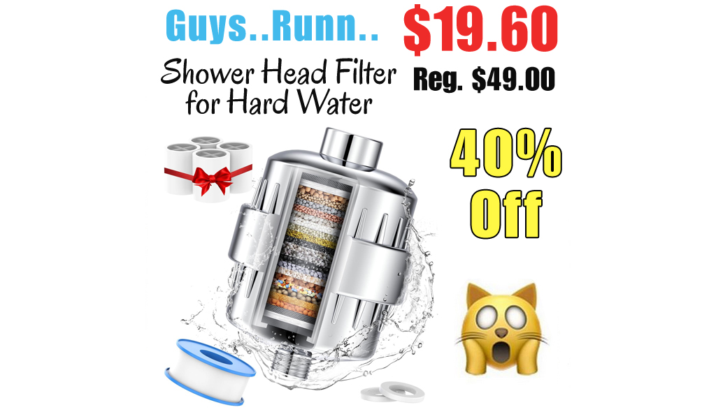 Shower Head Filter for Hard Water Only $19.60 Shipped on Amazon (Regularly $49.00)
