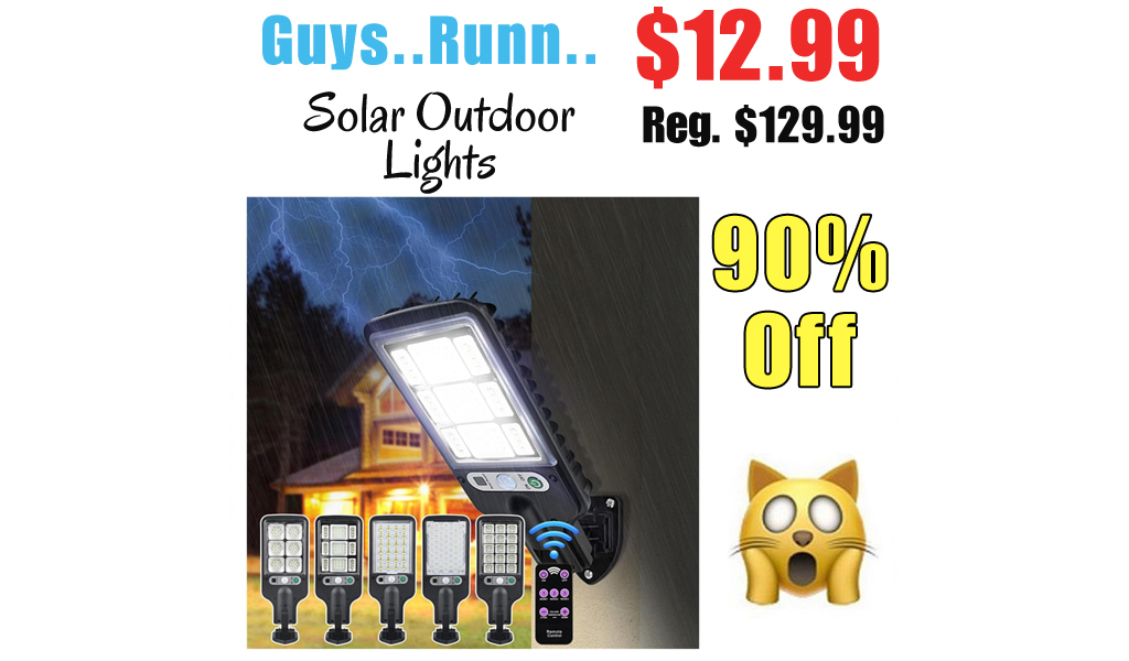 Solar Outdoor Lights Only $12.99 Shipped on Amazon (Regularly $129.99)