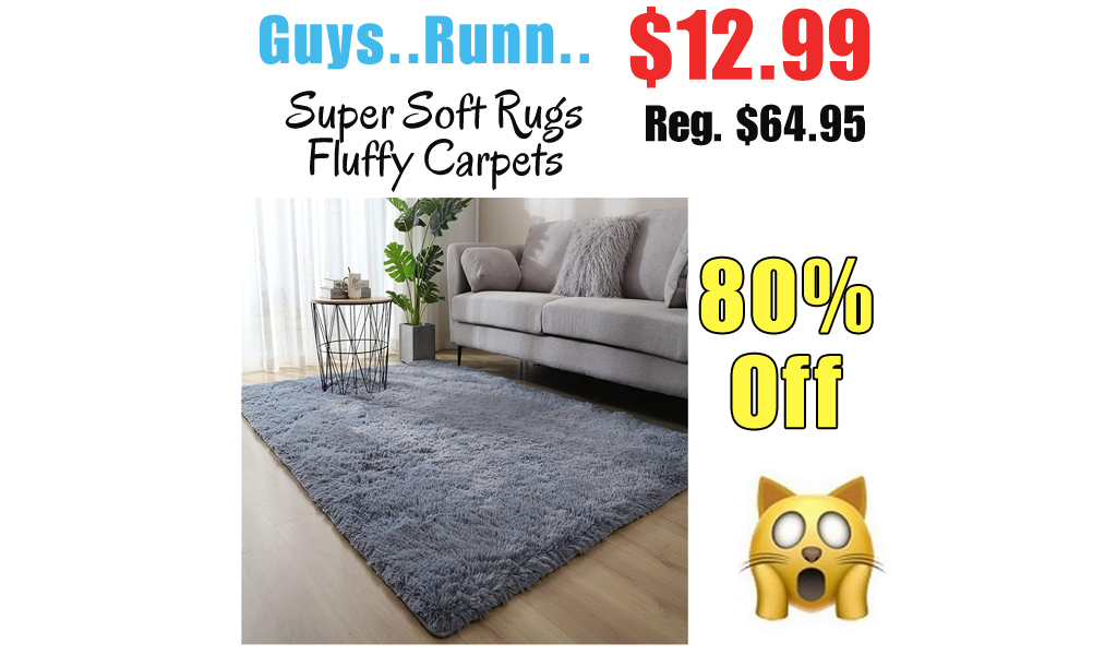 Super Soft Rugs Fluffy Carpets Only $12.99 Shipped on Amazon (Regularly $64.95)