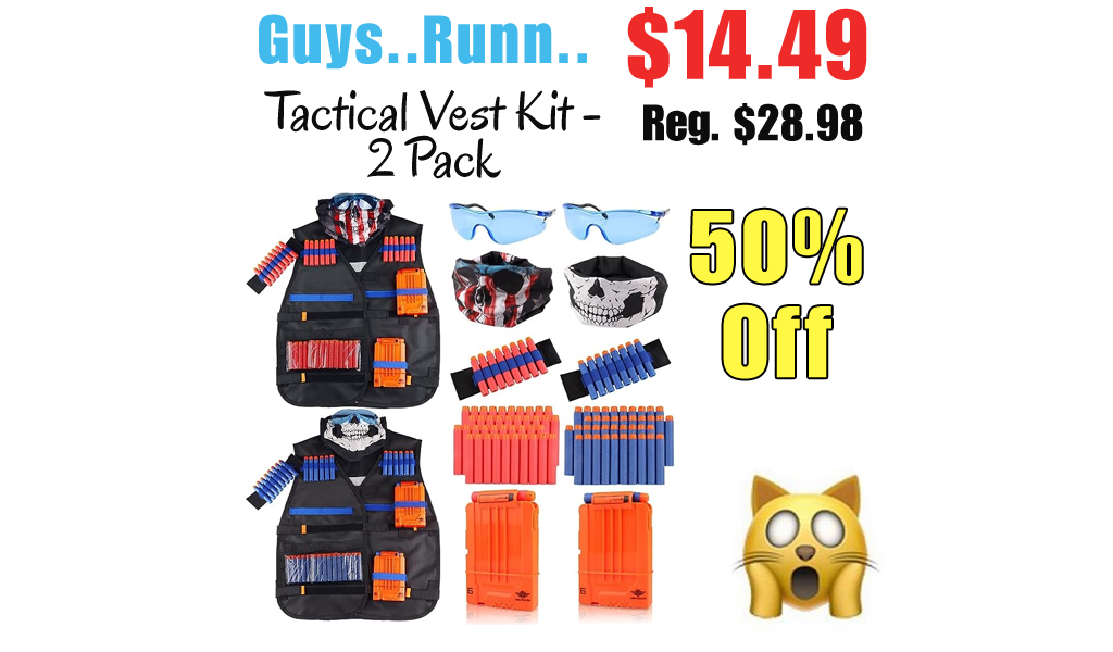 Tactical Vest Kit - 2 Pack Only $14.49 Shipped on Amazon (Regularly $28.98)