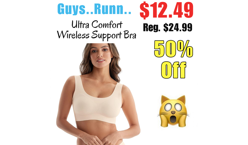 Ultra Comfort Wireless Support Bra Only $12.49 Shipped on Amazon (Regularly $24.99)