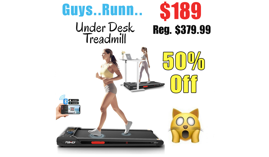 Under Desk Treadmill Only $189 Shipped on Amazon (Regularly $379.99)