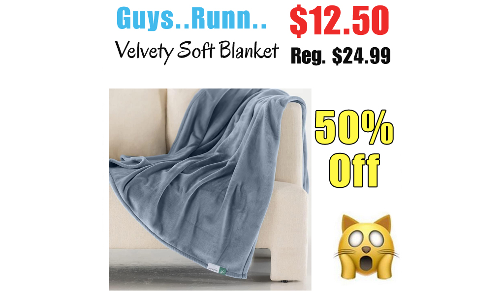 Velvety Soft Blanket Only $12.50 Shipped on Amazon (Regularly $24.99)
