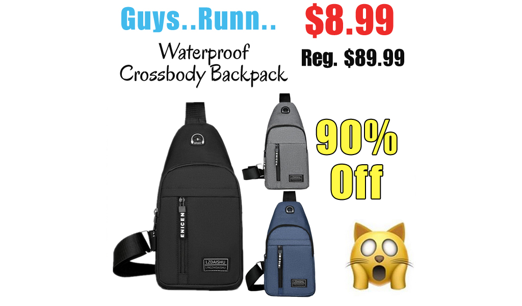 Waterproof Crossbody Backpack Only $8.99 Shipped on Amazon (Regularly $89.99)