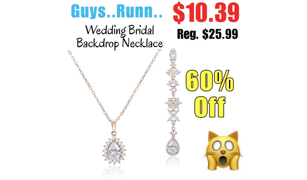 Wedding Bridal Backdrop Necklace Only $10.39 Shipped on Amazon (Regularly $25.99)