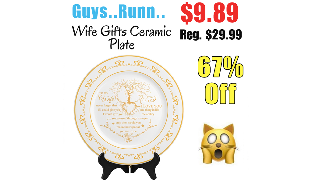 Wife Gifts Ceramic Plate Only $9.89 Shipped on Amazon (Regularly $29.99)