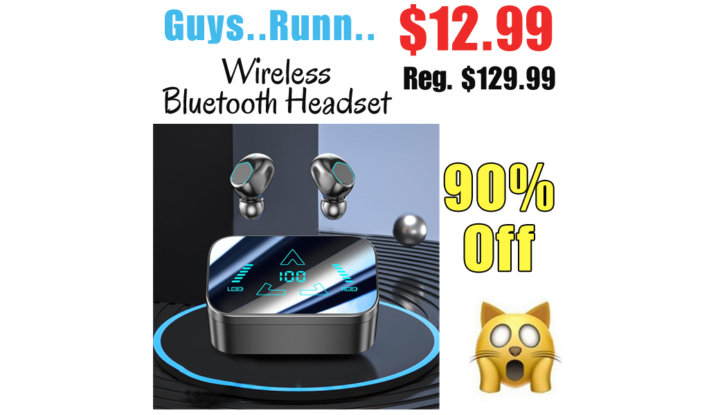 Wireless Bluetooth Headset Only $12.99 Shipped on Amazon (Regularly $129.99)