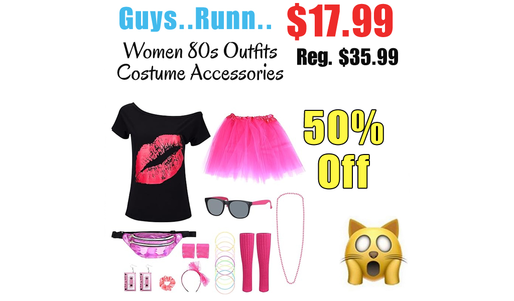 Women 80s Outfits Costume Accessories Only $17.99 Shipped on Amazon (Regularly $35.99)
