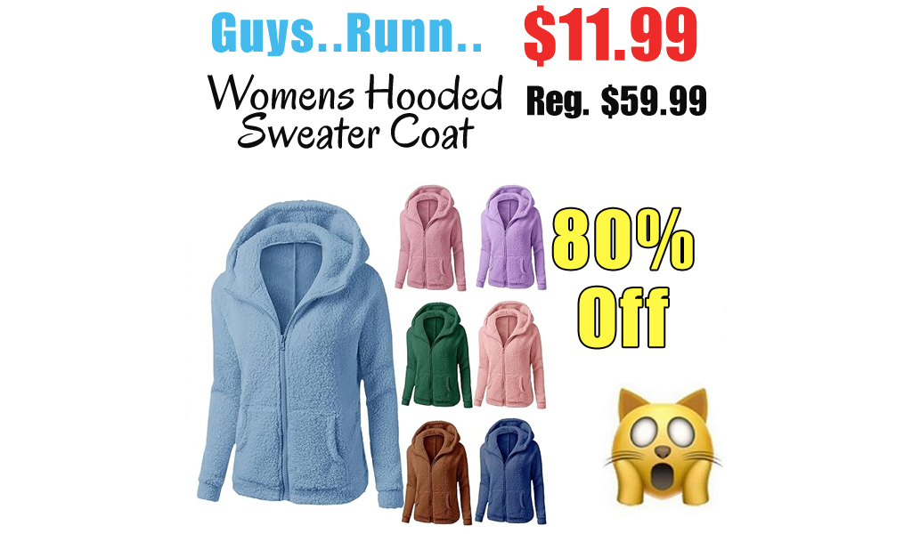 Womens Hooded Sweater Coat Only $11.99 Shipped on Amazon (Regularly $59.99)