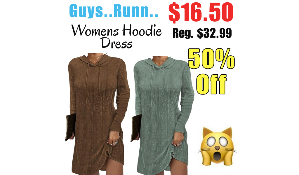 Womens Hoodie Dress Only $16.50 Shipped on Amazon (Regularly $32.99)