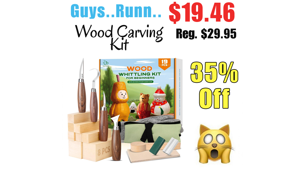 Wood Carving Kit Only $19.46 Shipped on Amazon (Regularly $29.95)