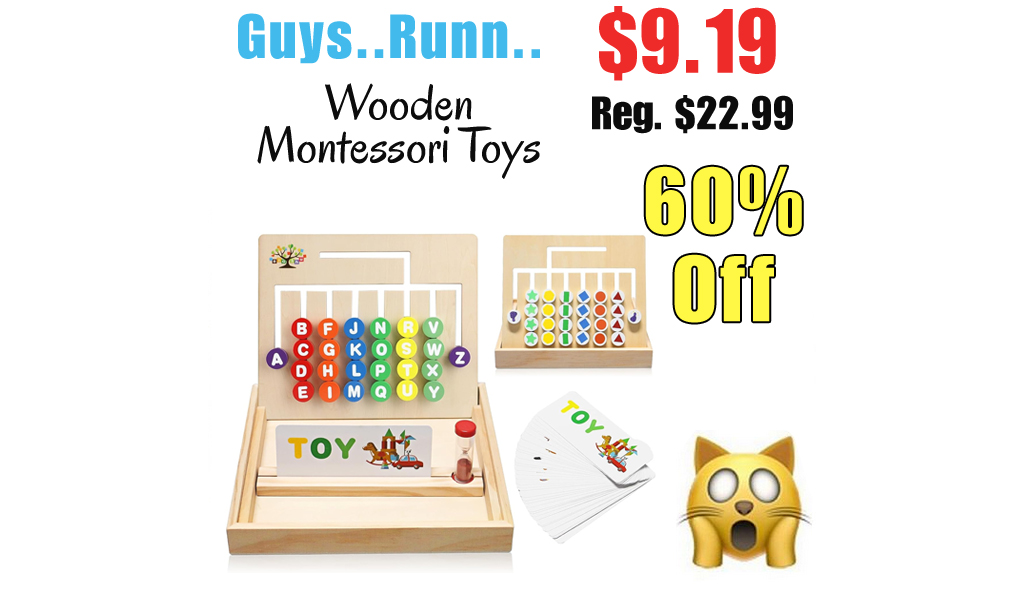 Wooden Montessori Toys Only $9.19 Shipped on Amazon (Regularly $22.99)