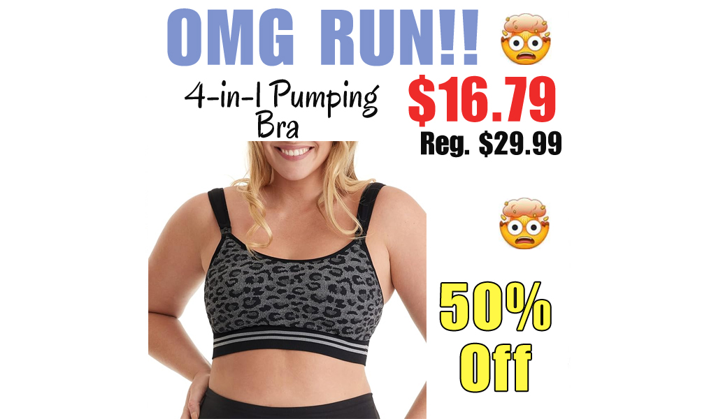 4-in-1 Pumping Bra Only $16.79 Shipped on Amazon (Regularly $29.99)
