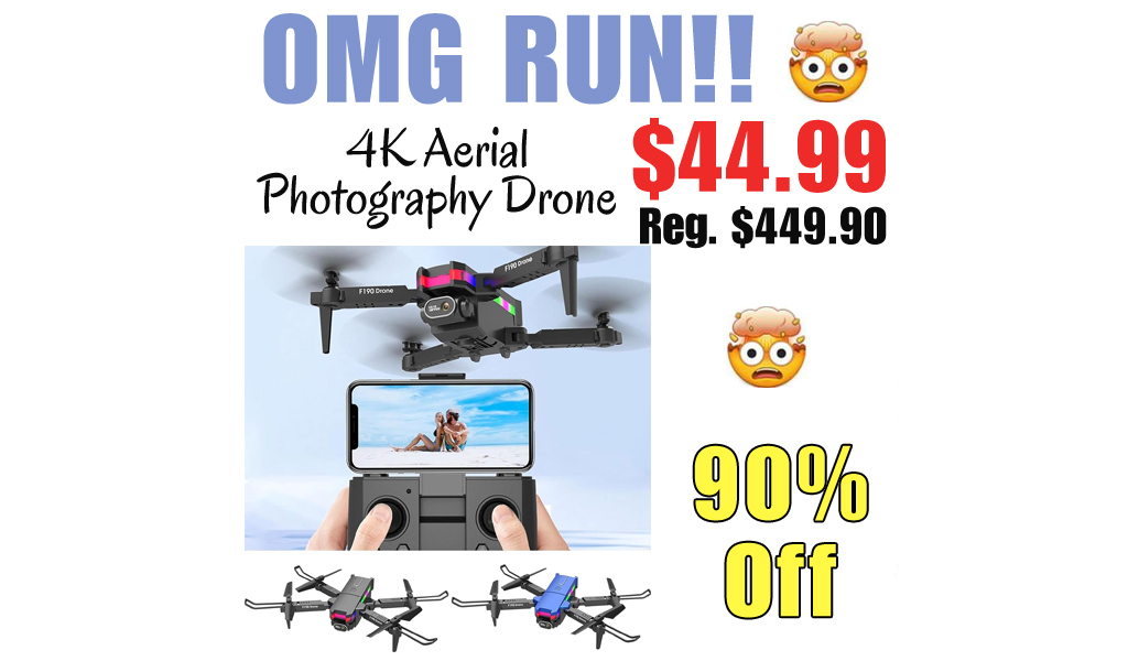 4K Aerial Photography Drone Only $44.99 Shipped on Amazon (Regularly $449.90)