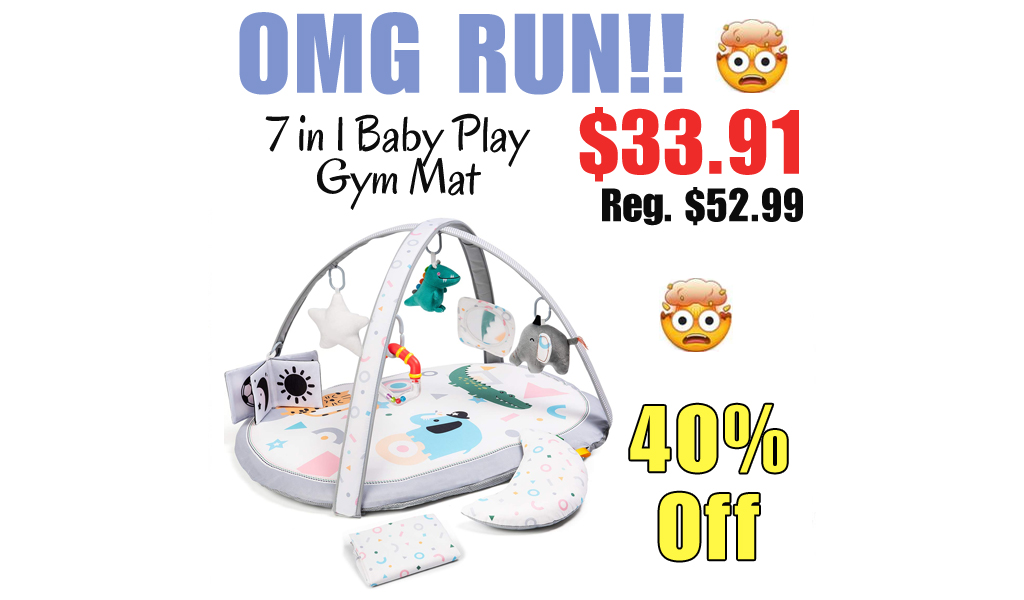 7 in 1 Baby Play Gym Mat Only $33.91 Shipped on Amazon (Regularly $52.99)
