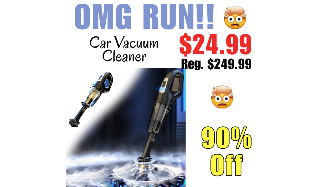 Car Vacuum Cleaner Only $24.99 Shipped on Amazon (Regularly $249.99)