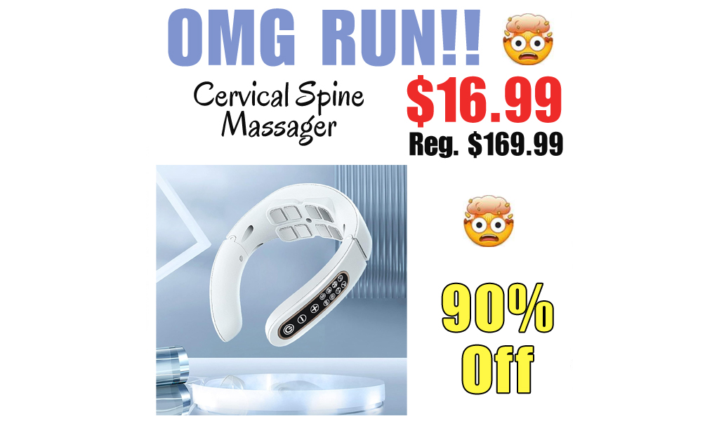 Cervical Spine Massager Only $16.99 Shipped on Amazon (Regularly $169.99)