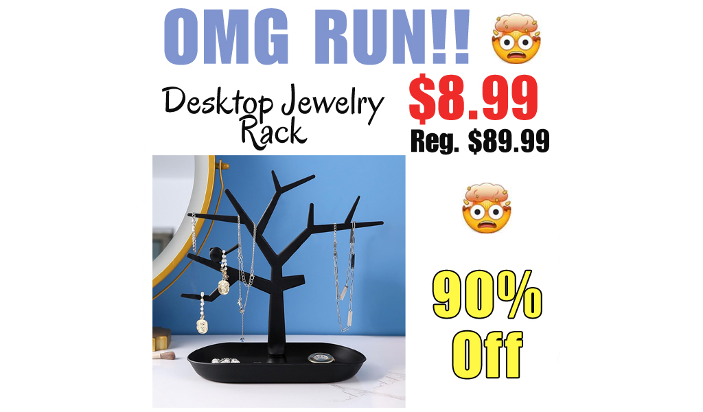 Desktop Jewelry Rack Only $8.99 Shipped on Amazon (Regularly $89.99)