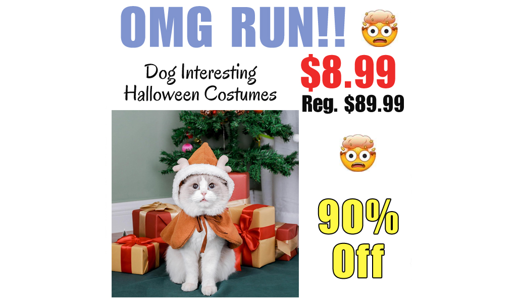 Dog Interesting Halloween Costumes Only $8.99 Shipped on Amazon (Regularly $89.99)