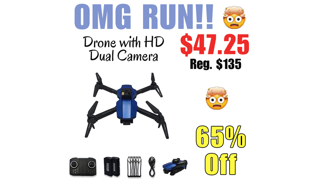 Drone with HD Dual Camera Only $47.25 Shipped on Amazon (Regularly $135)