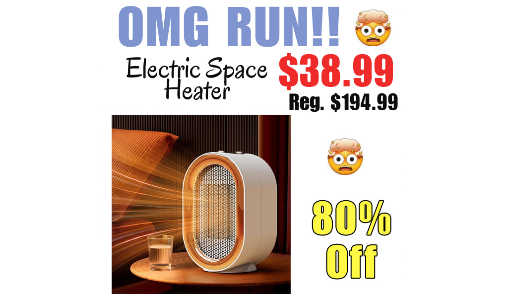 Electric Space Heater Only $38.99 Shipped on Amazon (Regularly $194.99)