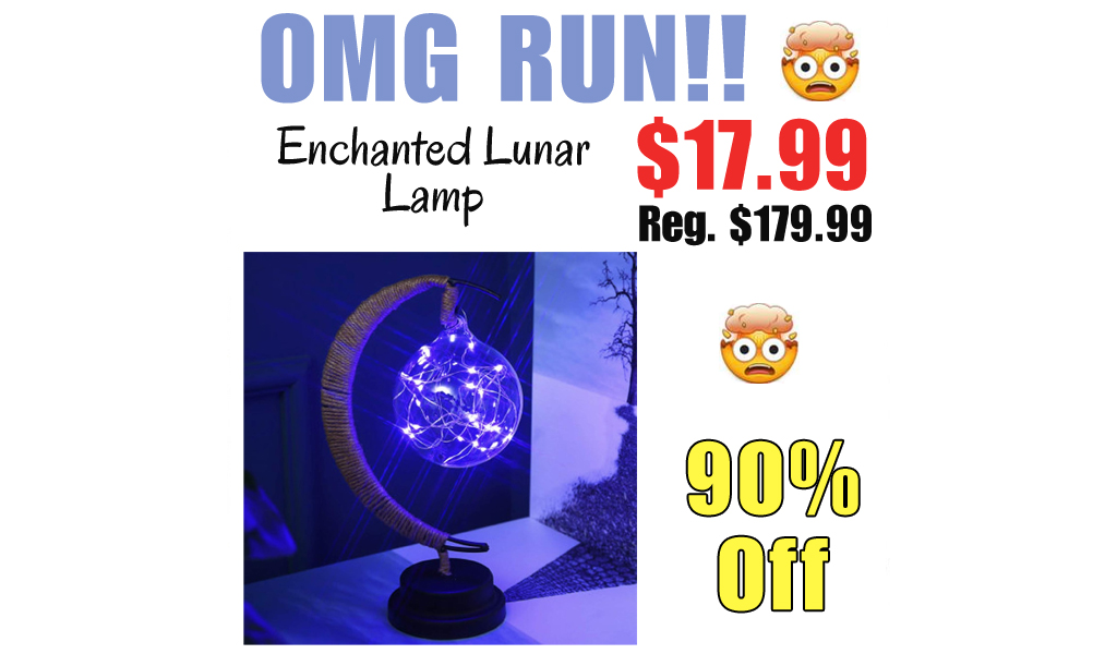 Enchanted Lunar Lamp Only $17.99 Shipped on Amazon (Regularly $179.99)