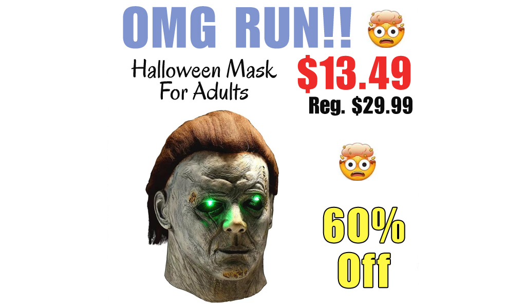 Halloween Mask For Adults Only $13.49 Shipped on Amazon (Regularly $29.99)