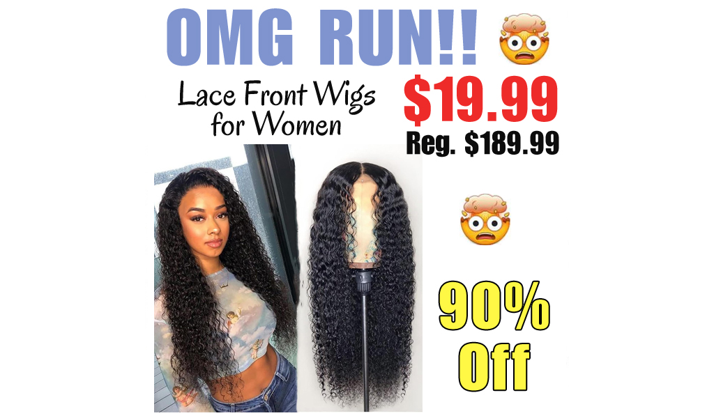 Lace Front Wigs for Women Only $19.99 Shipped on Amazon (Regularly $189.99)