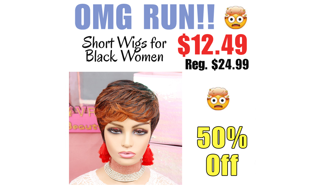 Short Wigs for Black Women Only $12.49 Shipped on Amazon (Regularly $24.99)