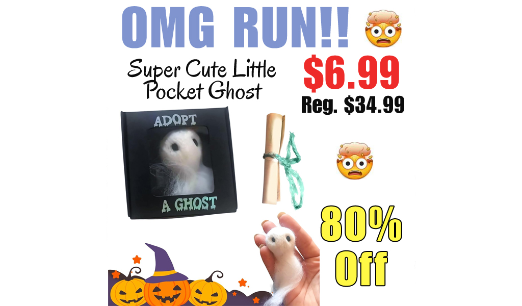 Super Cute Little Pocket Ghost Only $6.99 Shipped on Amazon (Regularly $34.99)