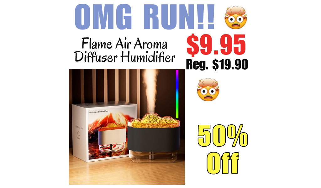 Flame Air Aroma Diffuser Humidifier Only $9.95 Shipped on Amazon (Regularly $19.90)
