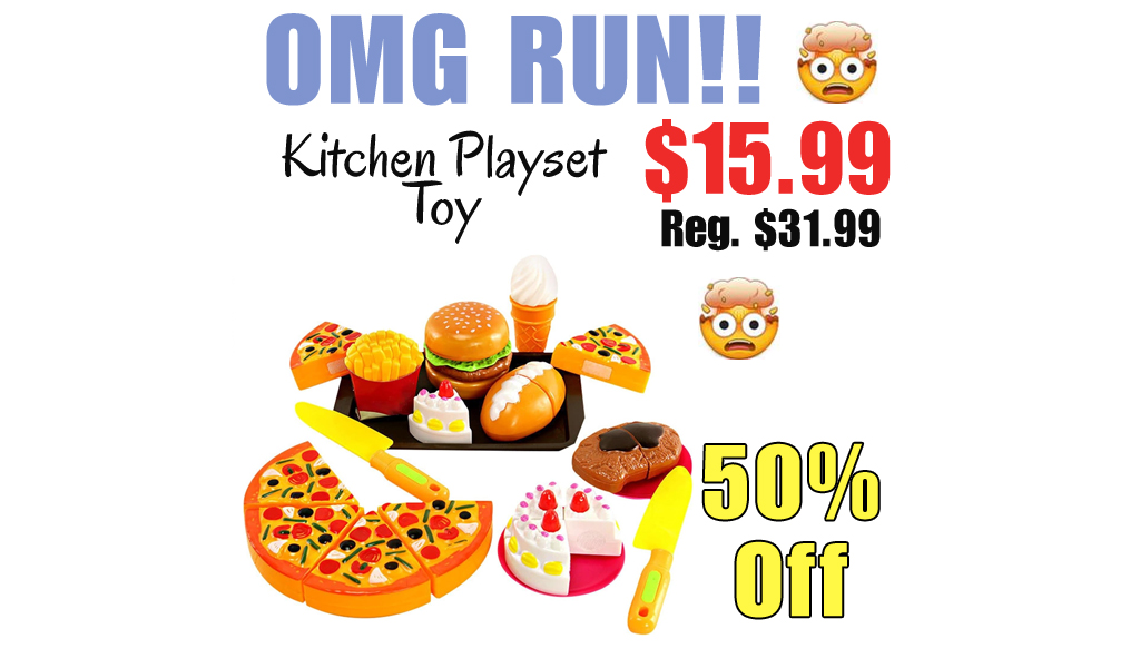 Kitchen Playset Toy Only $15.99 Shipped on Amazon (Regularly $31.99)